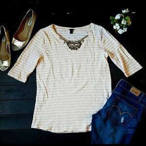 J.crew 100% cotton Striped Shirt